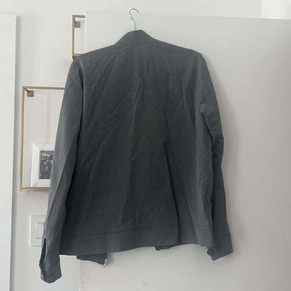 Les Deux Como Bomber Jacket, Color Grey Menlange - Picture 3 of 4